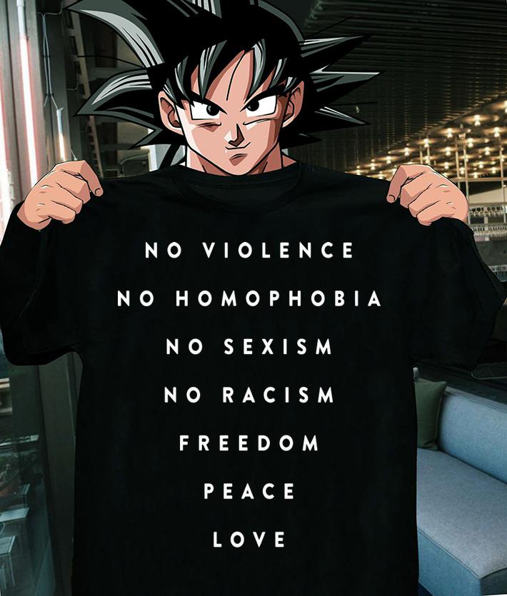 Daniel Bryan No Violence No Homophobia No Sexism No Racism Freedom Peace Love t-shirt shirt