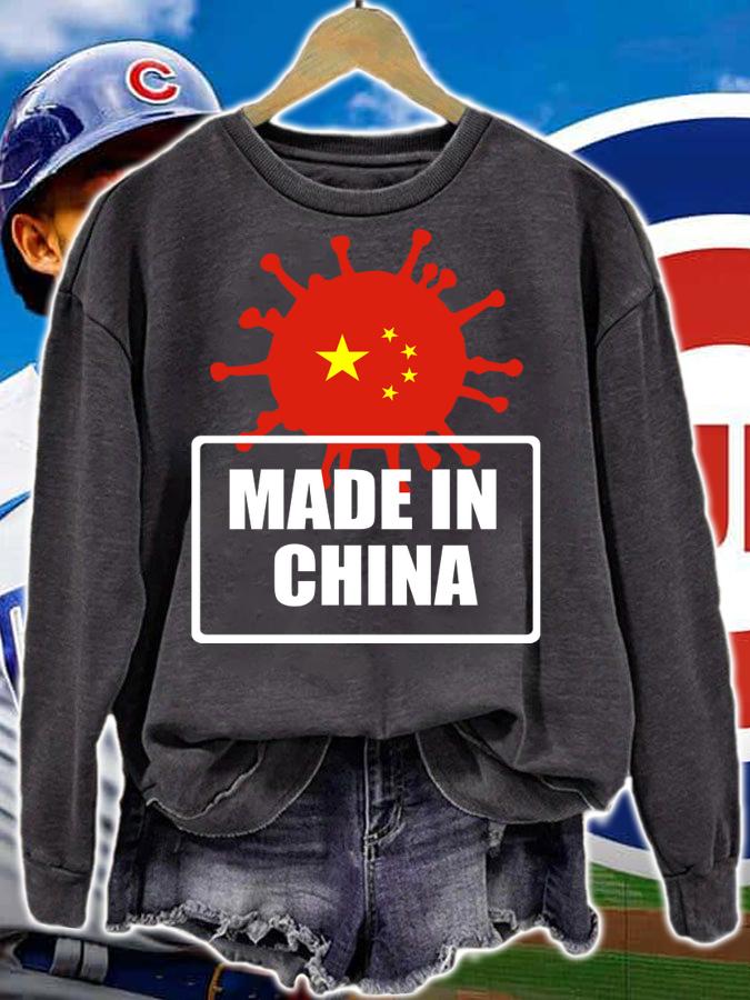 Coronavirus made in China Wuhan t-shirt sweatshirt