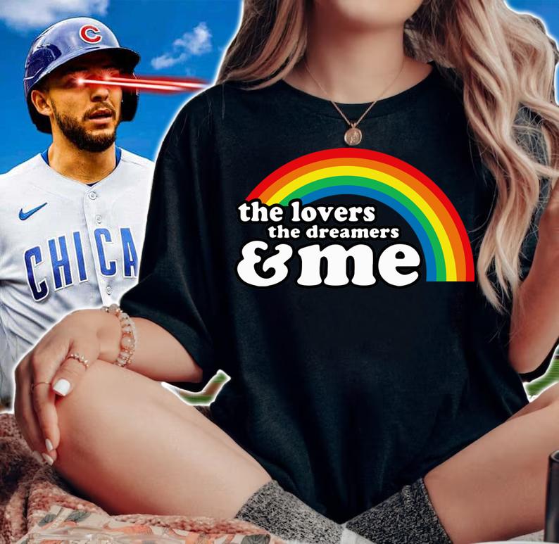 The Lovers Dreamers And Me Rainbow LGBT Connection World Pride t-shirt woman shirt