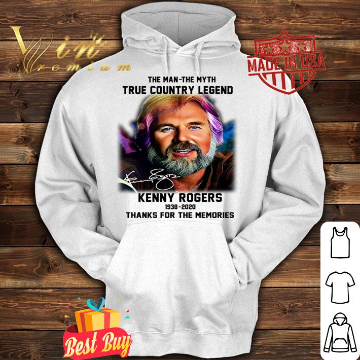 The Man The Myth True Country Legend Kenny Rogers 1938-2020 Signature t-shirt hoodie