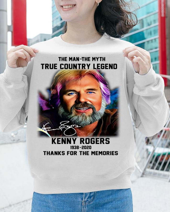 The Man The Myth True Country Legend Kenny Rogers 1938-2020 Signature t-shirt sweatshirt
