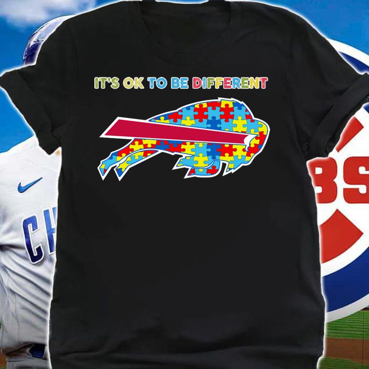 Buffalo Bills it's ok to be different Autism Awareness t-shirt shirt