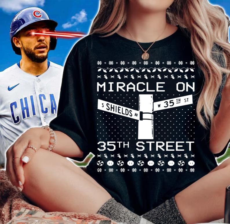 Chicago White Sox Miracle On 35th Street t-shirt woman shirt