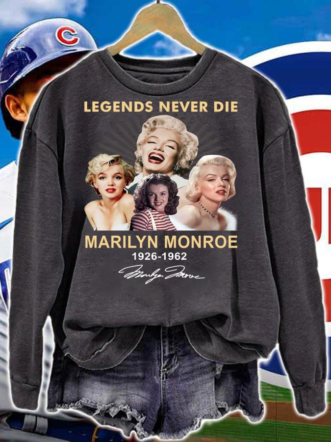 Legends Never Die Marilyn Monroe 1926-1962 Signature t-shirt sweatshirt