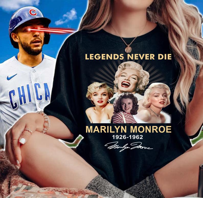 Legends Never Die Marilyn Monroe 1926-1962 Signature t-shirt woman shirt