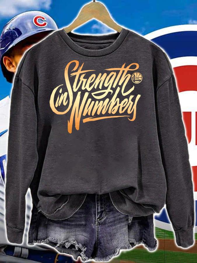 Premium Strength In Number Golden State Warriors t-shirt sweatshirt