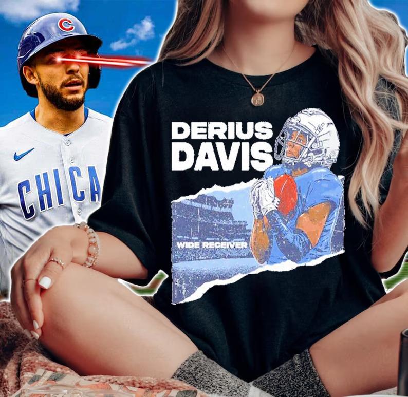 Derius Davis Los Angeles C Torn Football t-shirt woman shirt