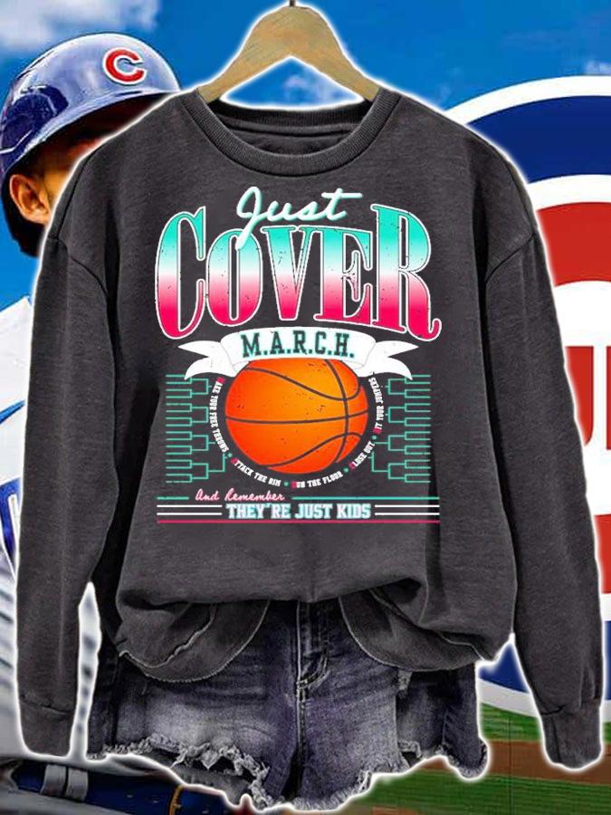 Big Cat Just Cover March And Remember They're Just Kids Shirt t-shirt sweatshirt