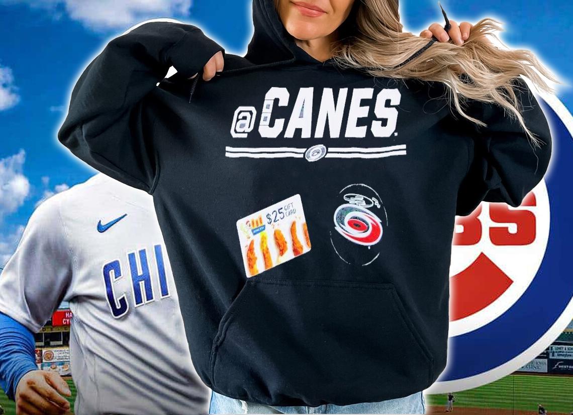 Carolina Hurricanes @canes $25 gift card shirt t-shirt hoodie