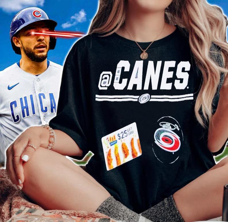Carolina Hurricanes @canes $25 gift card shirt t-shirt woman shirt