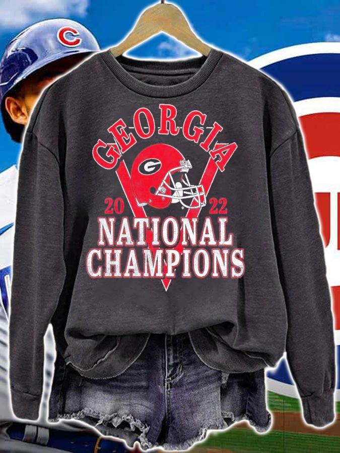 Georgia Bulldogs College Football Playoff 2022 National Champions Retro shirt t-shirt sweatshirt