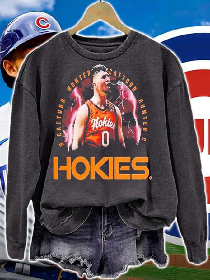 Hunter Cattoor Hokies basketball shirt t-shirt sweatshirt