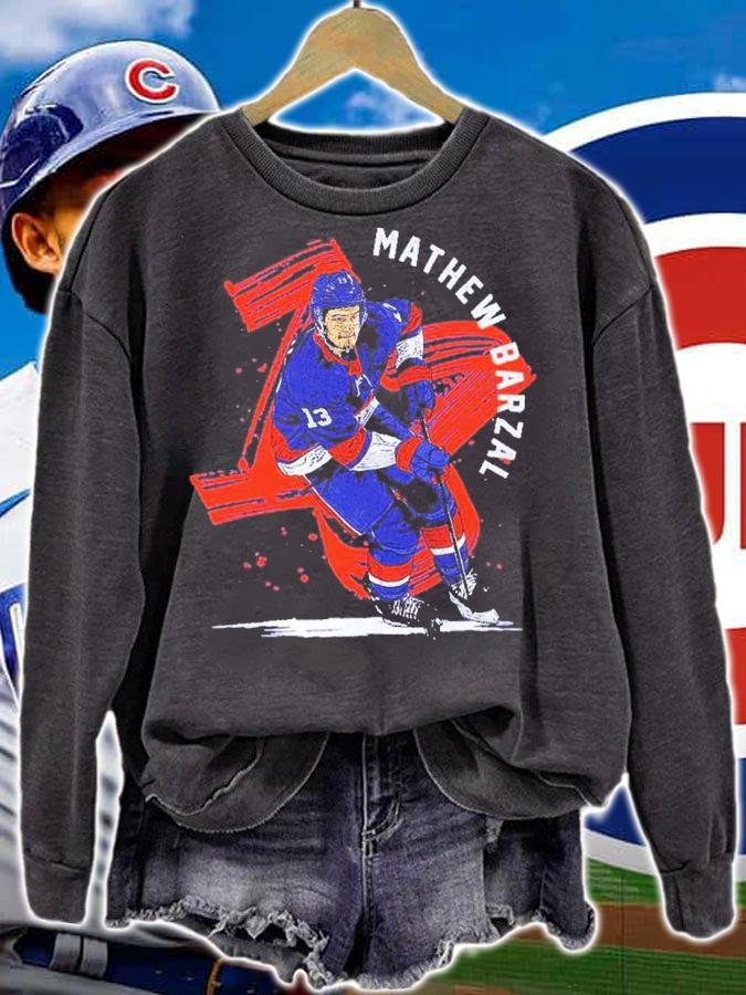 Mathew Barzal New York I Brush Hockey Shirt t-shirt sweatshirt
