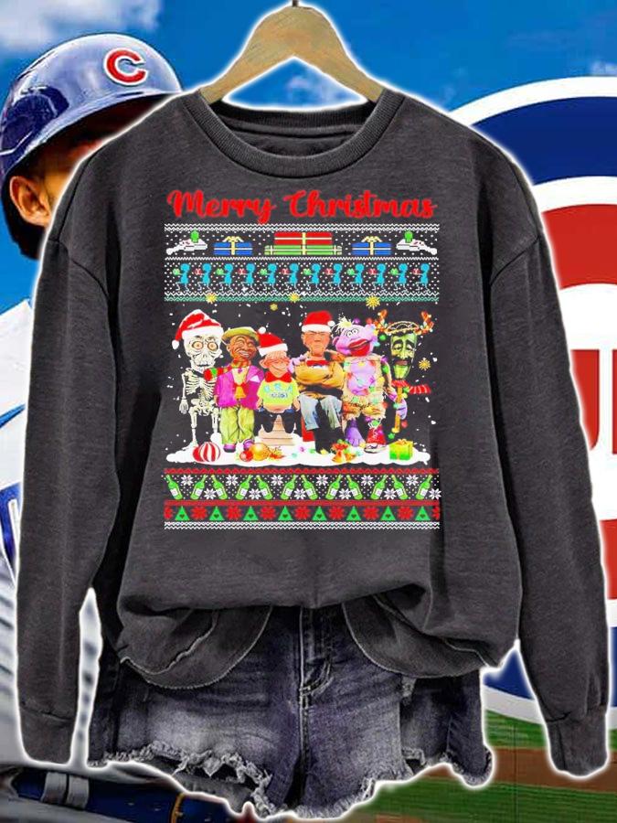 Merry Christmas Jeff Dunham puppets shirt t-shirt sweatshirt
