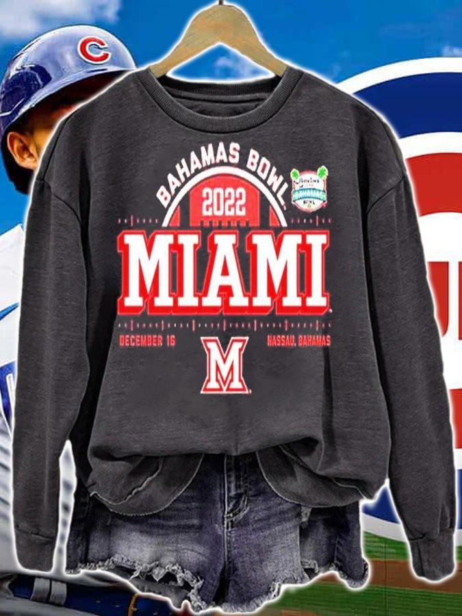 Miami Redhawks Bahamas Bowl Bound 2022 Shirt t-shirt sweatshirt