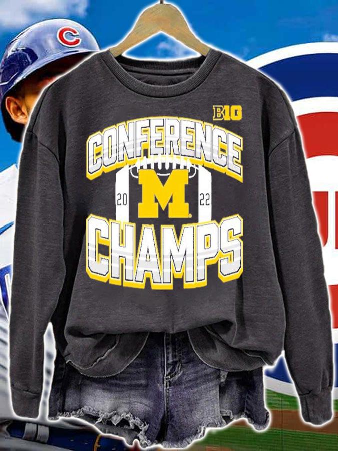 Michigan Wolverines Big 10 Football Conference Champs 2022 Shirt t-shirt sweatshirt