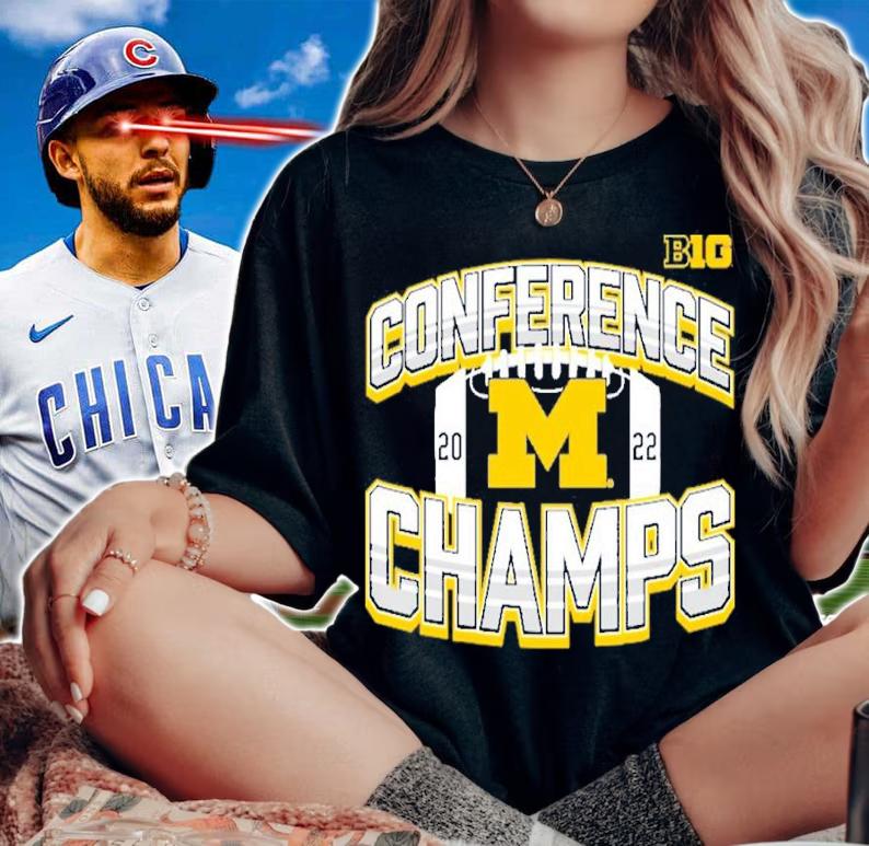 Michigan Wolverines Big 10 Football Conference Champs 2022 Shirt t-shirt woman shirt