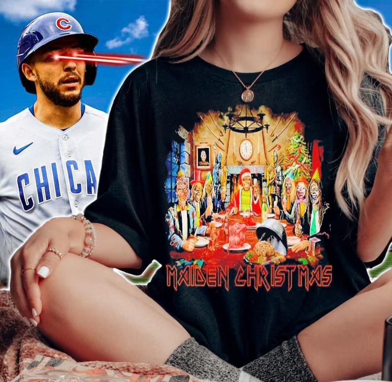 Iron Maiden Christmas shirt t-shirt woman shirt
