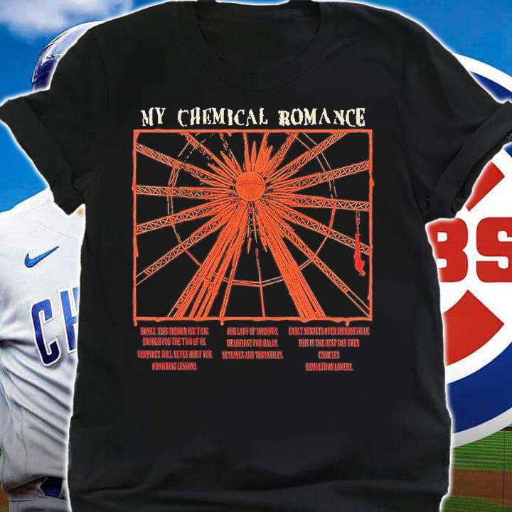 My Chemical Romance Bullets Track shirt t-shirt