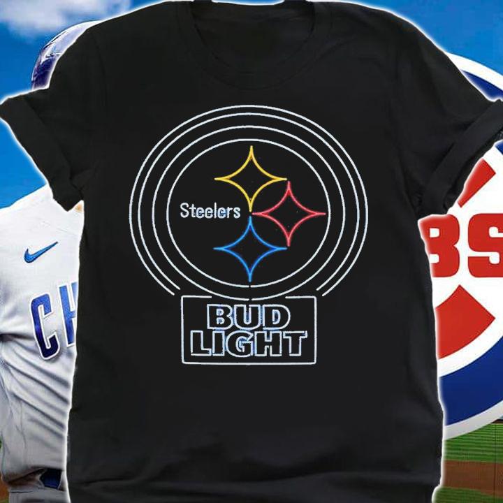NFL X Bud Light X Steelers shirt t-shirt