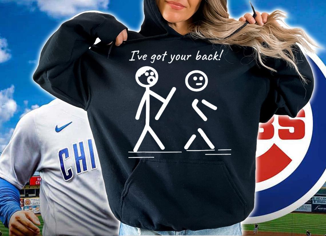 I've Got Your Back Stick Figure Friendship T-Shirt t-shirt