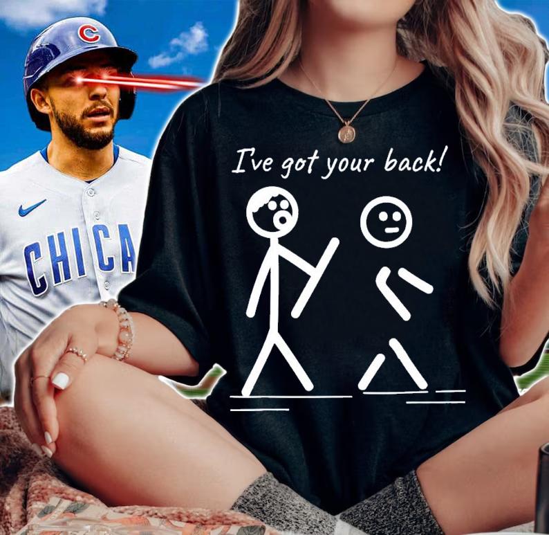 I've Got Your Back Stick Figure Friendship T-Shirt t-shirt