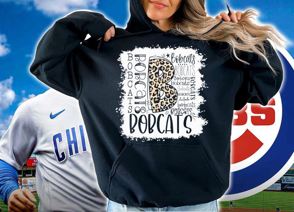 Bobcats School Sports Fan Team Spirit Mascot Bleach Shirt t-shirt