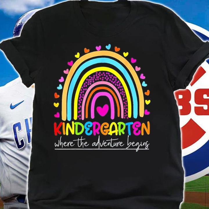 Kindergarten Rainbow Teacher Welcome Back To School Teacher T-shirt t-shirt
