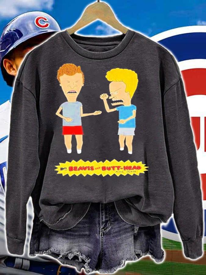 Metal Beavis and Butthead shirt t-shirt