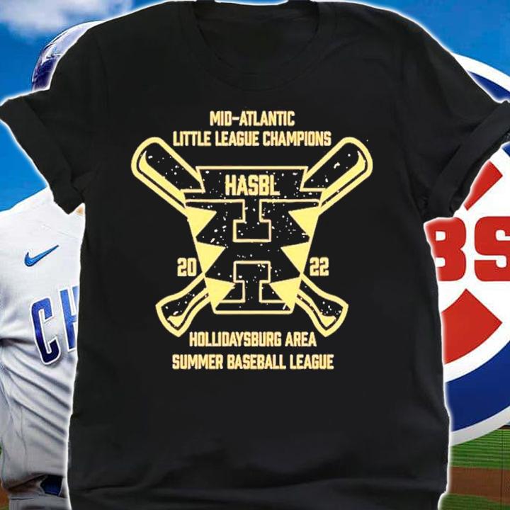 Mid-Atlantic Little League Champions Hollidaysburg Area Summer Baseball League 2022 Shirt t-shirt