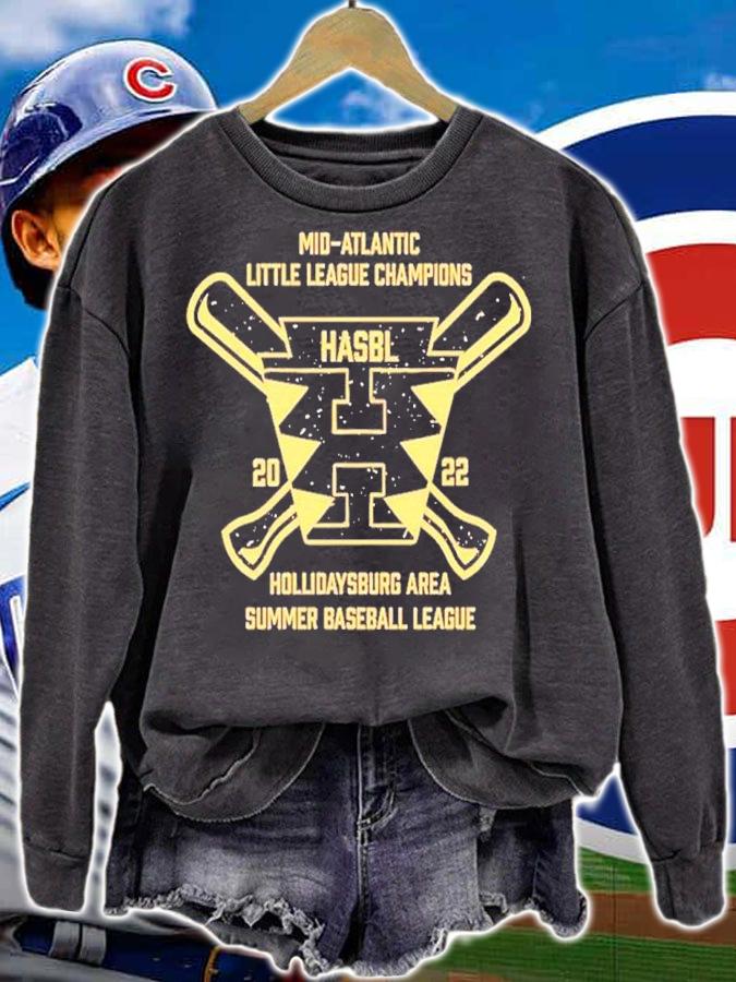 Mid-Atlantic Little League Champions Hollidaysburg Area Summer Baseball League 2022 Shirt t-shirt