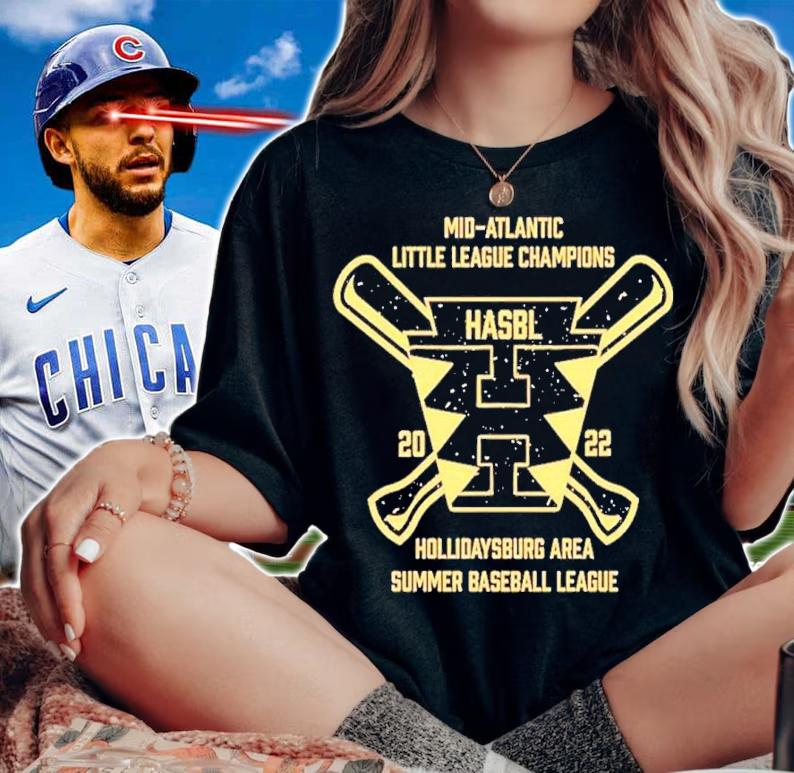 Mid-Atlantic Little League Champions Hollidaysburg Area Summer Baseball League 2022 Shirt t-shirt