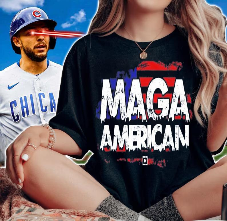 Maga American Ultra MAGA Flag Vintage T-Shirt t-shirt