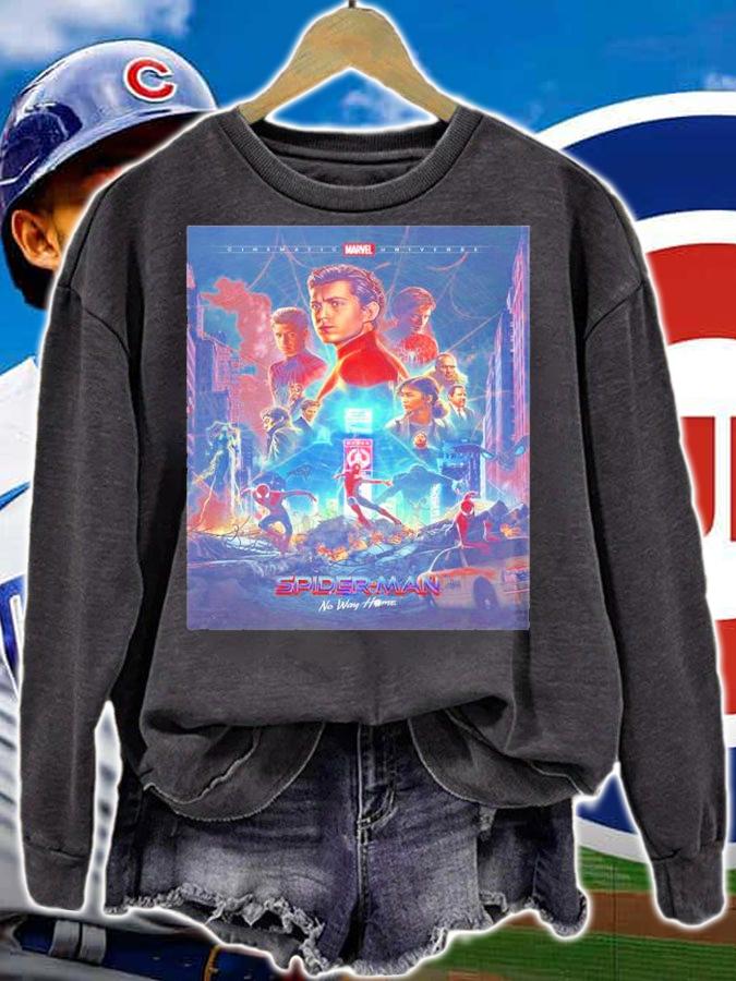 No Way Home Tom Holland Tobey Maguire Andrew Garfield Edited 1 Spiderman Shirt t-shirt sweatshirt
