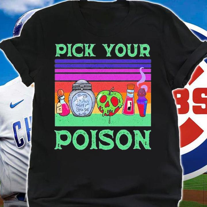 Pick Your Poison Halloween Vintage T-Shirt t-shirt