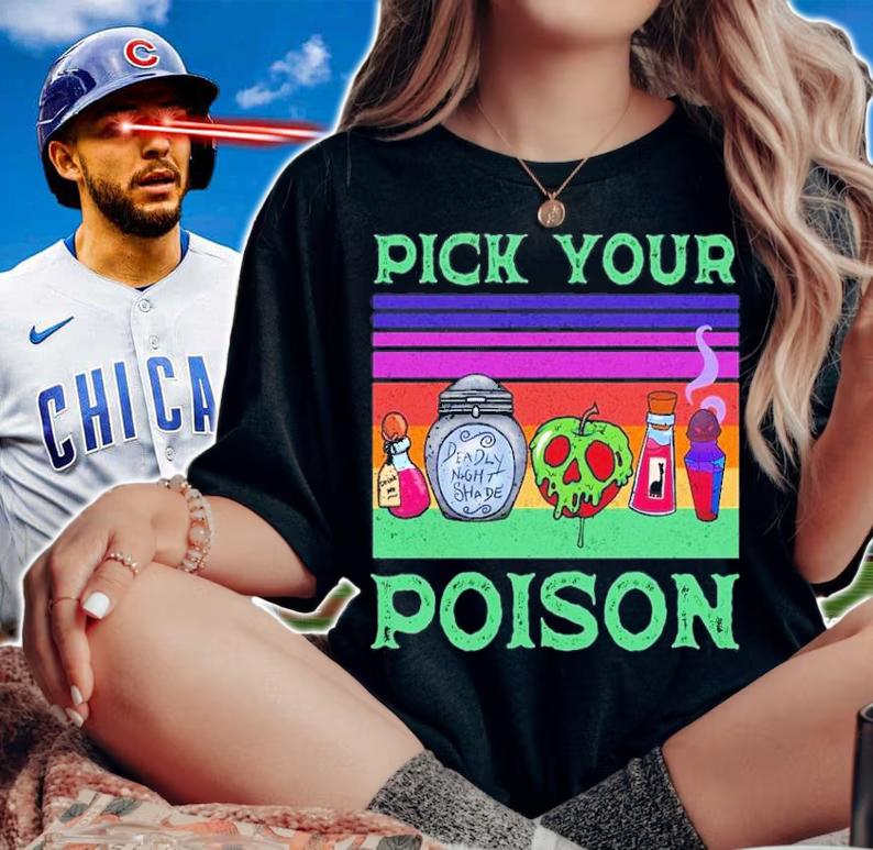 Pick Your Poison Halloween Vintage T-Shirt t-shirt