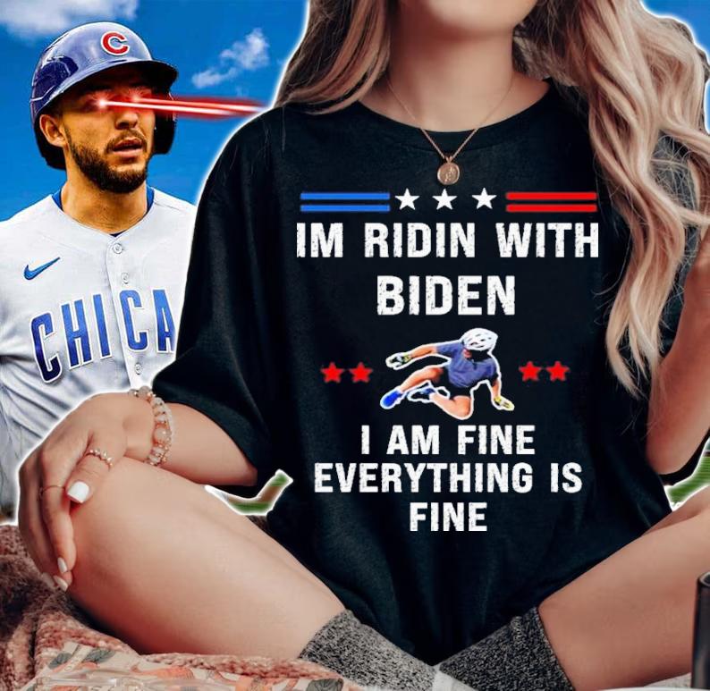 Biden Bike Bicycle Running The Country Is Like Riding A Bike Republican Shirt t-shirt woman shirt
