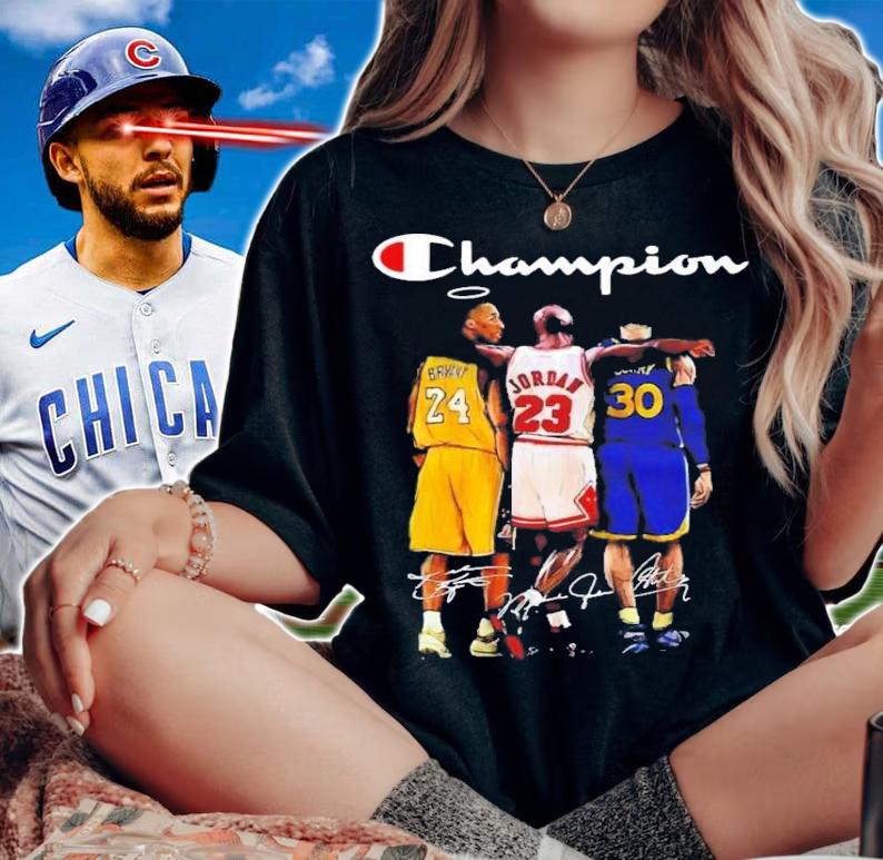 Champion Bryant Jordan Curry Signatures 2022 T-Shirt t-shirt woman shirt