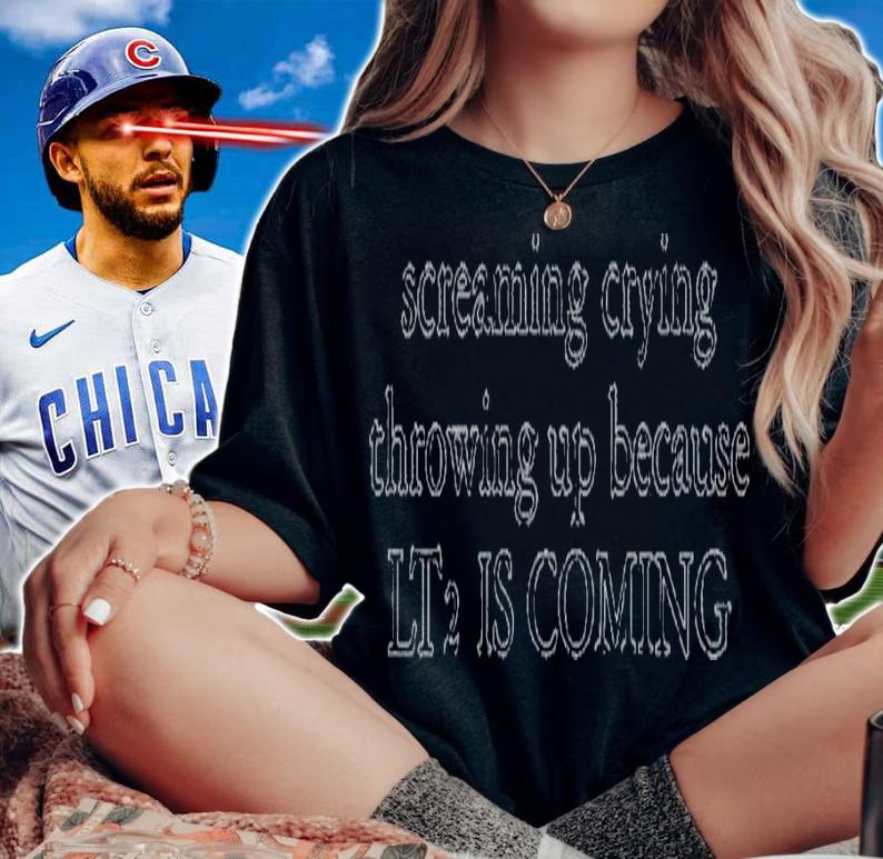 Screaming crying throwing up because LT2 is coming shirt t-shirt woman shirt
