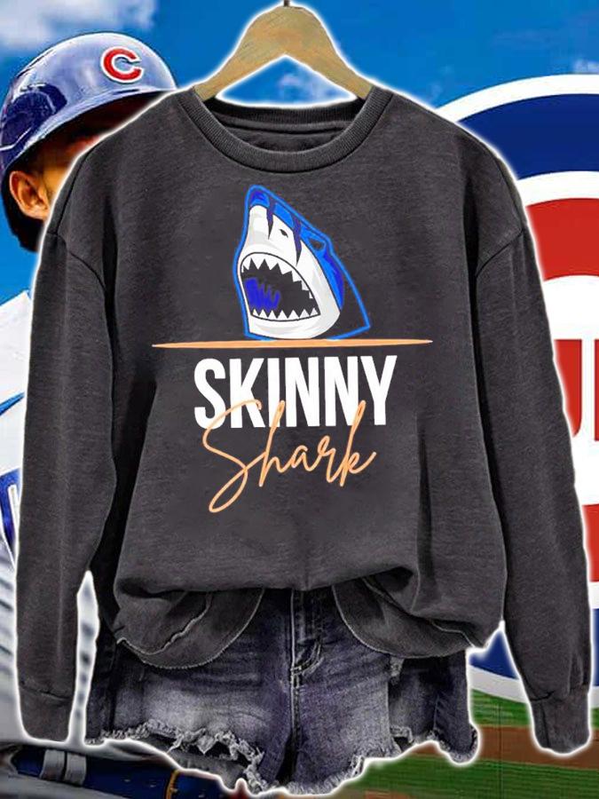 Skinny Shark Tank Blue Shark Skinny Shark Tank shirt t-shirt sweatshirt