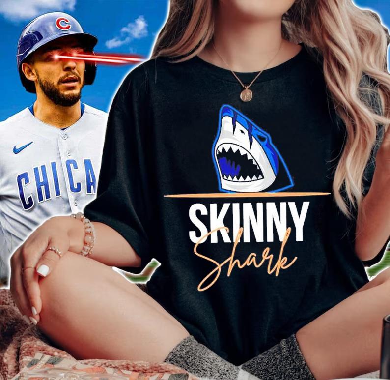 Skinny Shark Tank Blue Shark Skinny Shark Tank shirt t-shirt woman shirt