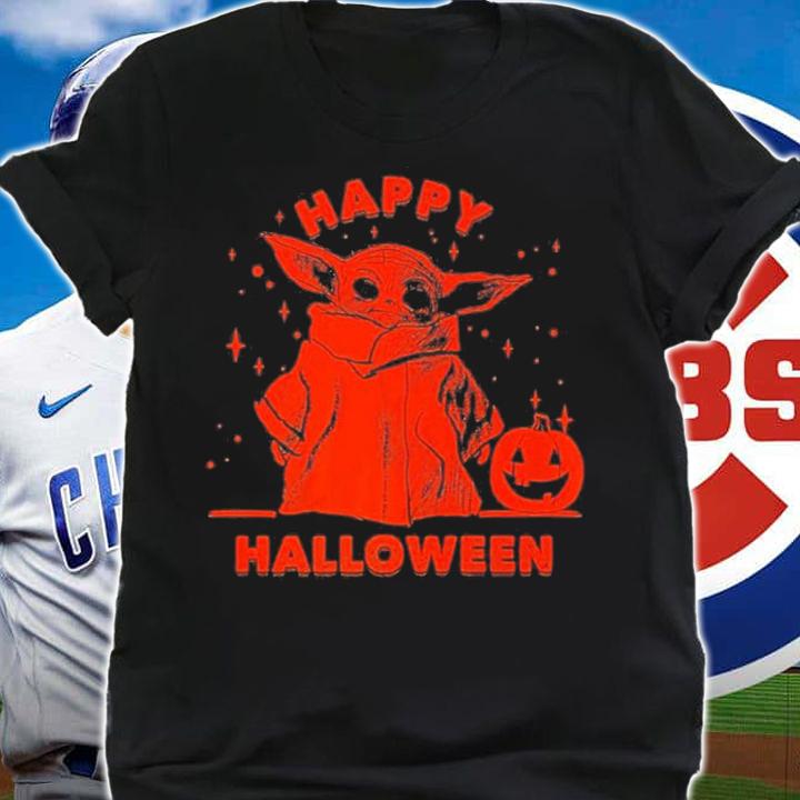 Star Wars Baby Yoda Happy Halloween T-Shirt t-shirt shirt