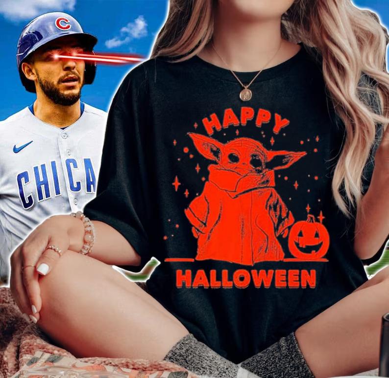 Star Wars Baby Yoda Happy Halloween T-Shirt t-shirt woman shirt