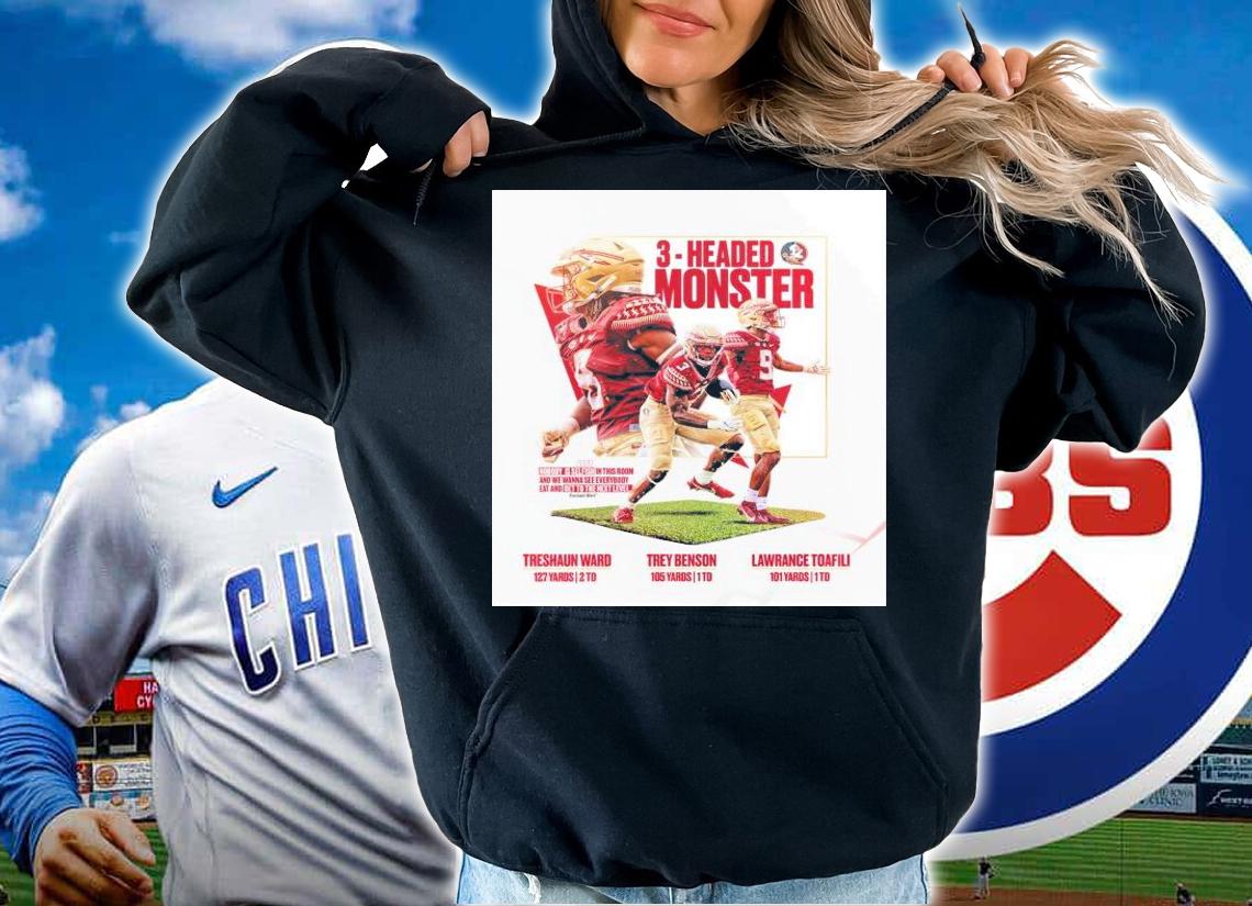 Treshaun Ward 3-Headed Monster Shirt t-shirt