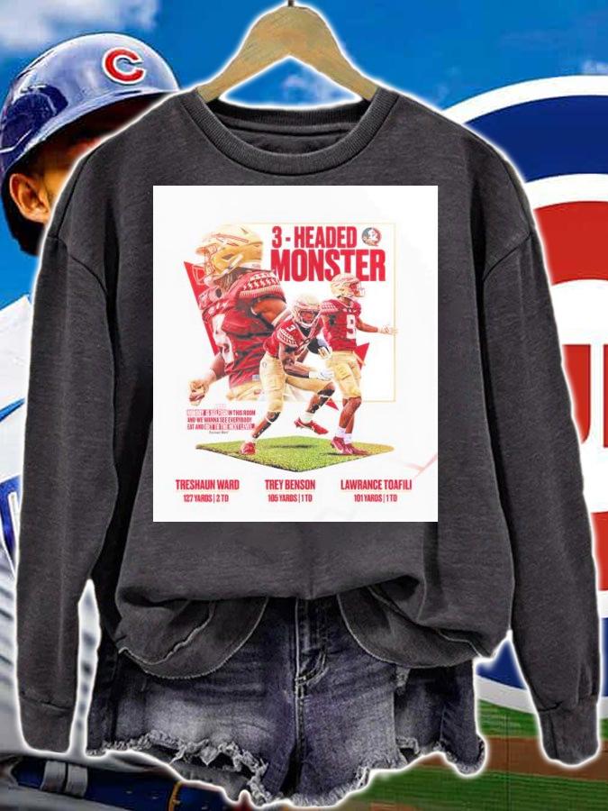 Treshaun Ward 3-Headed Monster Shirt t-shirt