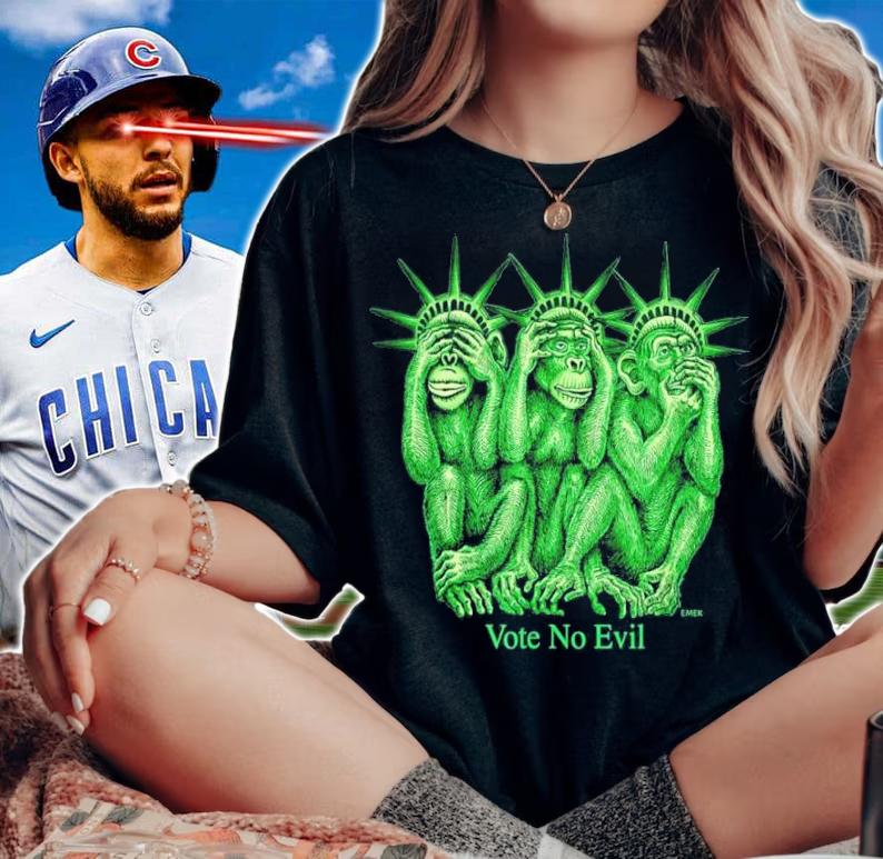 Vote No Evil Emek Artman Shirt t-shirt woman shirt