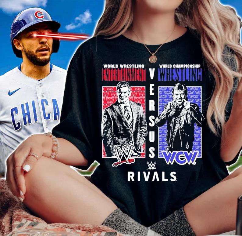 WWE Rivals WWE vs. WCW shirt t-shirt