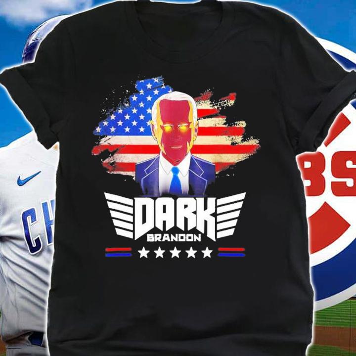 Dark Brandon Funny Political America Flag Joe Biden T-Shirt t-shirt