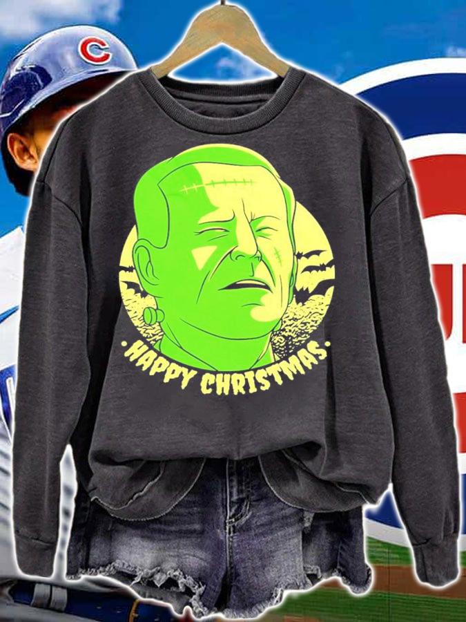 Frankenstein Biden Parody Happy Christmas Shirt t-shirt