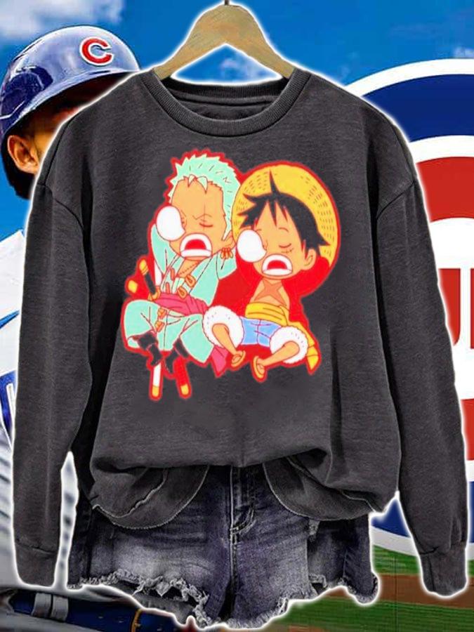Friends One Piece Luffy And Zoro Shirt t-shirt sweatshirt